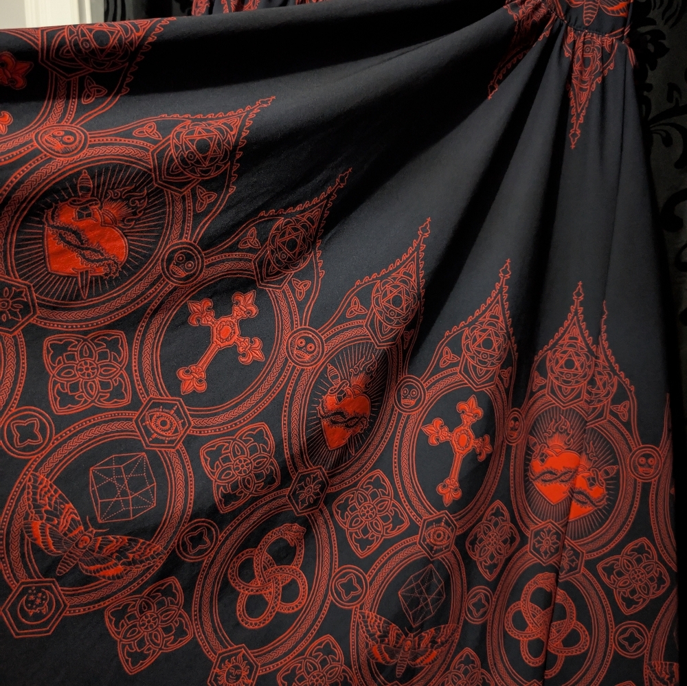 Blackmilk Invocation Yoke Midi Skirt Limited Size L - Picture 4 of 6